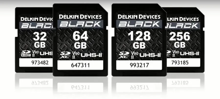 
Karta pamięci Delkin Black Rugged SDXC 128 GB V90 UHS-II (300 MB/s)